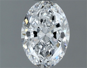 Foto Diamante Natural 0.50 quilates, Ovalado , Color D, claridad SI1 y certificado GIA de