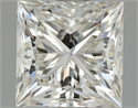 Natural Diamond 1.30 Carats, Princess with  Cut, K Color, VS2 Clarity and Certified by GIA