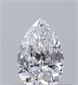 Natural Diamond 0.31 Carats, Pear with  Cut, D Color, VS1 Clarity and Certified by GIA