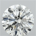 Natural Diamond 1.54 Carats, Round with Excellent Cut, I Color, I1 Clarity and Certified by GIA