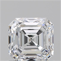 Natural Diamond 1.01 Carats, Asscher with  Cut, D Color, VVS1 Clarity and Certified by GIA