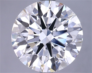 Picture of Lab Grown Diamond 4.76 Carats, Round with Ideal Cut, G Color, VS1 Clarity and Certified by IGI