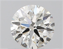Diamante Natural 0.50 quilates, Redondo , Color H, claridad VS2 y certificado GIA