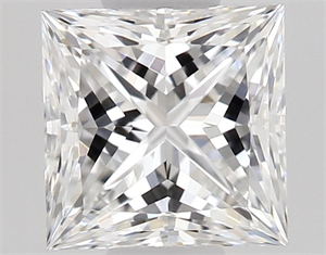 Picture of Natural Diamond 0.50 Carats, Princess with  Cut, D Color, VS1 Clarity and Certified by GIA