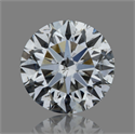 Natural Diamond 0.40 Carats, Round with Very Good Cut, F Color, SI2 Clarity and Certified by GIA