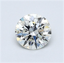 Diamante Natural 0.74 quilates, Redondo , Color J, claridad VVS1 y certificado GIA