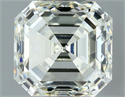 Natural Diamond 1.51 Carats, Asscher with  Cut, J Color, VS1 Clarity and Certified by IGI
