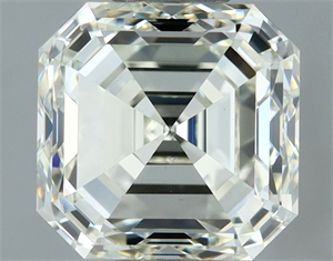 Picture of Natural Diamond 1.51 Carats, Asscher with  Cut, J Color, VS1 Clarity and Certified by IGI