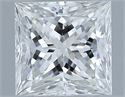 Natural Diamond 0.50 Carats, Princess with  Cut, I Color, VS1 Clarity and Certified by GIA