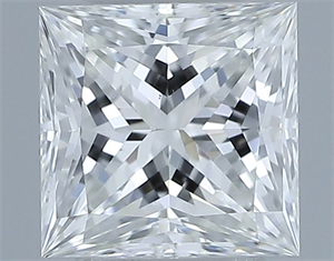 Foto Diamante Natural 0.50 quilates, Princesa , Color I, claridad VS1 y certificado GIA de