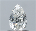 Natural Diamond 0.50 Carats, Pear with  Cut, G Color, SI2 Clarity and Certified by IGI