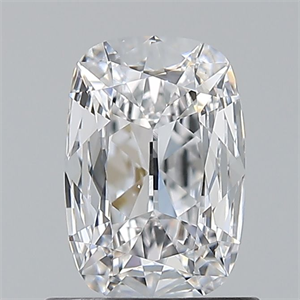 Foto Diamante Natural 0.70 quilates, Del cojín , Color D, claridad VS2 y certificado GIA de