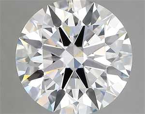 Picture of Lab Grown Diamond 3.49 Carats, Round with Ideal Cut, F Color, VVS2 Clarity and Certified by IGI
