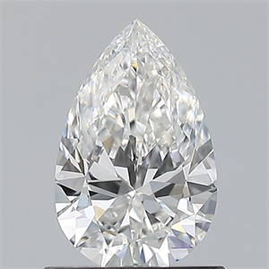 Picture of Natural Diamond 0.80 Carats, Pear with  Cut, F Color, VVS2 Clarity and Certified by GIA