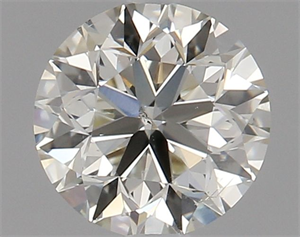 Picture of Natural Diamond 0.90 Carats, Round with Very Good Cut, L Color, SI1 Clarity and Certified by GIA