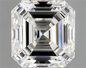 Picture of Natural Diamond 2.01 Carats, Asscher with  Cut, G Color, VVS2 Clarity and Certified by GIA