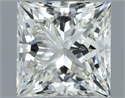 Natural Diamond 1.00 Carats, Princess with  Cut, I Color, VVS2 Clarity and Certified by IGI
