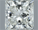 Natural Diamond 1.00 Carats, Princess with  Cut, I Color, VVS2 Clarity and Certified by IGI