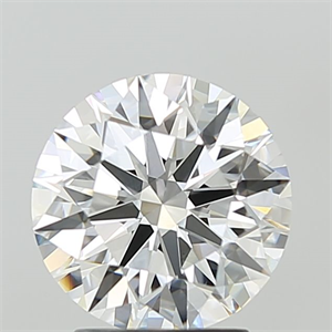 Picture of Lab Grown Diamond 2.59 Carats, Round with Ideal Cut, E Color, VVS2 Clarity and Certified by IGI
