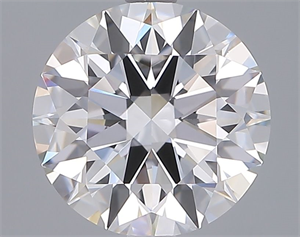 Picture of Lab Grown Diamond 3.02 Carats, Round with Ideal Cut, E Color, VVS2 Clarity and Certified by IGI