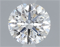 Natural Diamond 0.70 Carats, Round with Excellent Cut, D Color, VVS1 Clarity and Certified by GIA