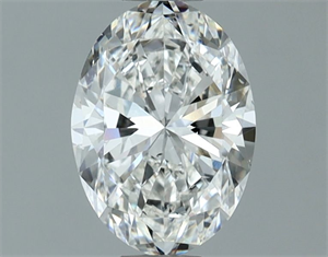 Picture of Natural Diamond 1.20 Carats, Oval with  Cut, G Color, SI1 Clarity and Certified by GIA