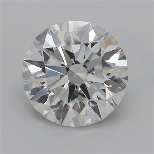 Picture of Natural Diamond 4.01 Carats, Round with Excellent Cut, G Color, SI1 Clarity and Certified by GIA
