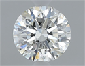 Natural Diamond 0.45 Carats, Round with Excellent Cut, F Color, VVS1 Clarity and Certified by IGI