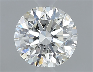 Picture of Natural Diamond 0.45 Carats, Round with Excellent Cut, F Color, VVS1 Clarity and Certified by IGI
