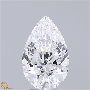 Picture of Natural Diamond 3.03 Carats, Pear with  Cut, D Color, VVS1 Clarity and Certified by GIA