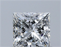 Diamante Natural 0.51 quilates, Princesa , Color H, claridad VS2 y certificado GIA