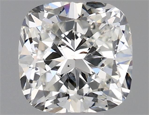 Foto Diamante Natural 0.70 quilates, Del cojín , Color J, claridad SI1 y certificado GIA de