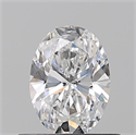 Diamante Natural 0.50 quilates, Ovalado , Color E, claridad VS2 y certificado GIA