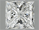 Natural Diamond 1.03 Carats, Princess with  Cut, G Color, VS2 Clarity and Certified by GIA