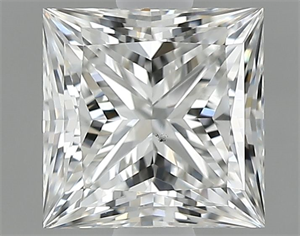Picture of Natural Diamond 1.03 Carats, Princess with  Cut, G Color, VS2 Clarity and Certified by GIA