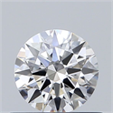 Diamante Natural 0.54 quilates, Redondo , Color E, claridad VS1 y certificado GIA