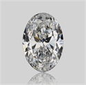 Natural Diamond 0.71 Carats, Oval with  Cut, D Color, VS1 Clarity and Certified by GIA