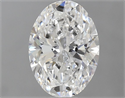 Natural Diamond 1.00 Carats, Oval with  Cut, E Color, VS1 Clarity and Certified by GIA