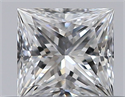 Natural Diamond 0.34 Carats, Princess with  Cut, E Color, VS1 Clarity and Certified by GIA