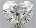 Natural Diamond 3.53 Carats, Heart with  Cut, J Color, VS1 Clarity and Certified by IGI