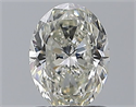 Natural Diamond 1.20 Carats, Oval with  Cut, I Color, VS2 Clarity and Certified by GIA