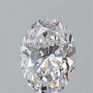 Picture of Natural Diamond 0.50 Carats, Oval with  Cut, D Color, VS1 Clarity and Certified by GIA