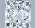 Natural Diamond 2.15 Carats, Princess with  Cut, G Color, VVS2 Clarity and Certified by IGI