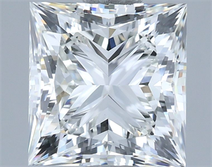 Picture of Natural Diamond 2.15 Carats, Princess with  Cut, G Color, VVS2 Clarity and Certified by IGI