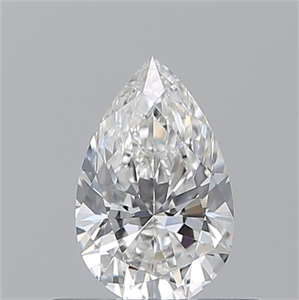 Picture of Natural Diamond 0.50 Carats, Pear with  Cut, F Color, VS2 Clarity and Certified by GIA