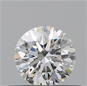 Diamante Natural 0.40 quilates, Redondo , Color F, claridad VVS2 y certificado GIA