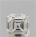 Diamante Natural 1.80 quilates, Asscher , Color J, claridad VVS1 y certificado GIA