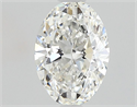 Diamante Natural 0.50 quilates, Ovalado , Color F, claridad SI1 y certificado GIA