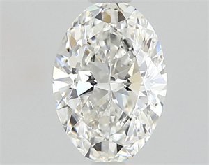 Foto Diamante Natural 0.50 quilates, Ovalado , Color F, claridad SI1 y certificado GIA de