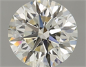 Natural Diamond 0.74 Carats, Round with Excellent Cut, L Color, VVS2 Clarity and Certified by GIA